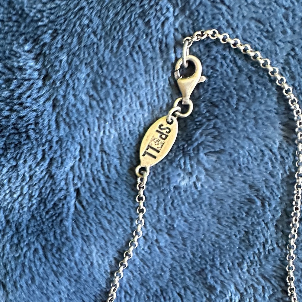 Spell Silver and Turquoise Bird Necklace - Picture 5 of 9